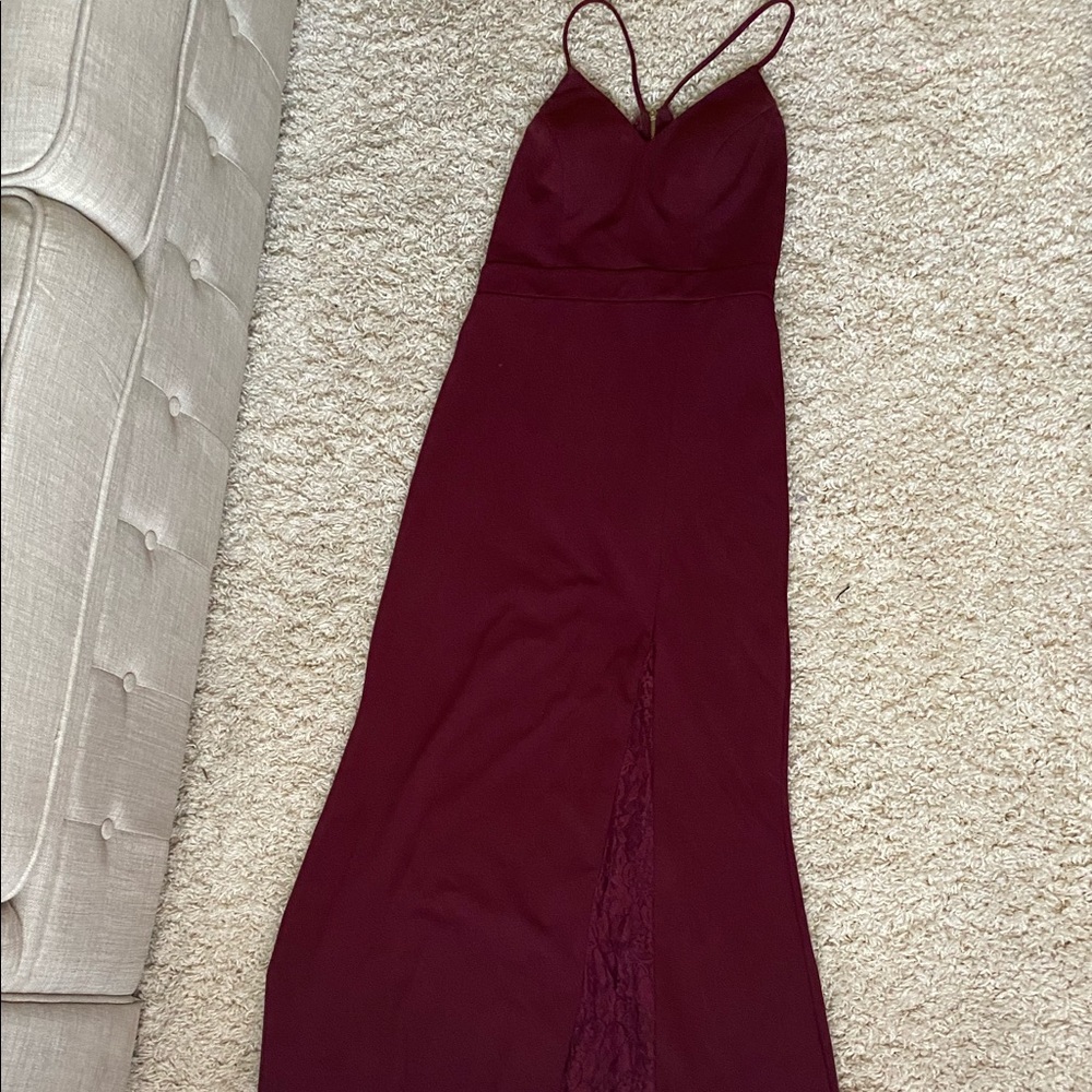 Burgundy Dress